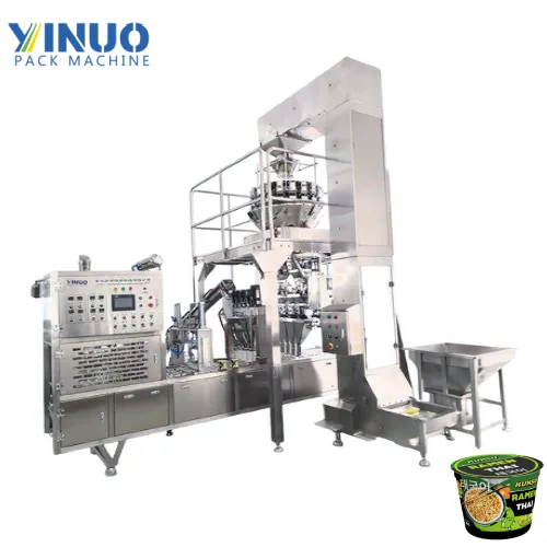 Máquina automática de llenado y sellado de vasos para pasta YJN-WFS55-C4