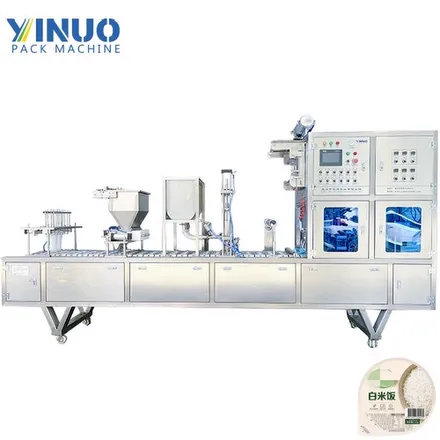 M&aacute;quina autom&aacute;tica de llenado y sellado de arroz instant&aacute;neo en caja