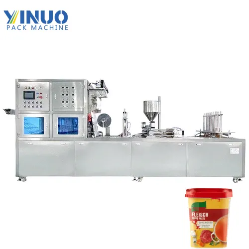 Máquina automática de llenado y sellado de pasta de carne