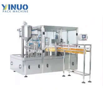 Máquina automática de llenado y taponado de bolsas con pico para envasado de leche de soja, leche y batidos