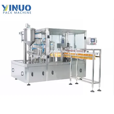 M&aacute;quina autom&aacute;tica de llenado y taponado de bolsas con pico para envasado de leche de soja, leche y batidos