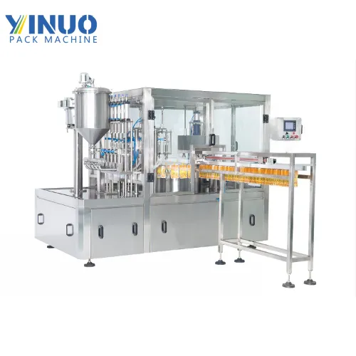 Máquina automática de llenado y taponado de bolsas con pico para envasado de leche de soja, leche y batidos